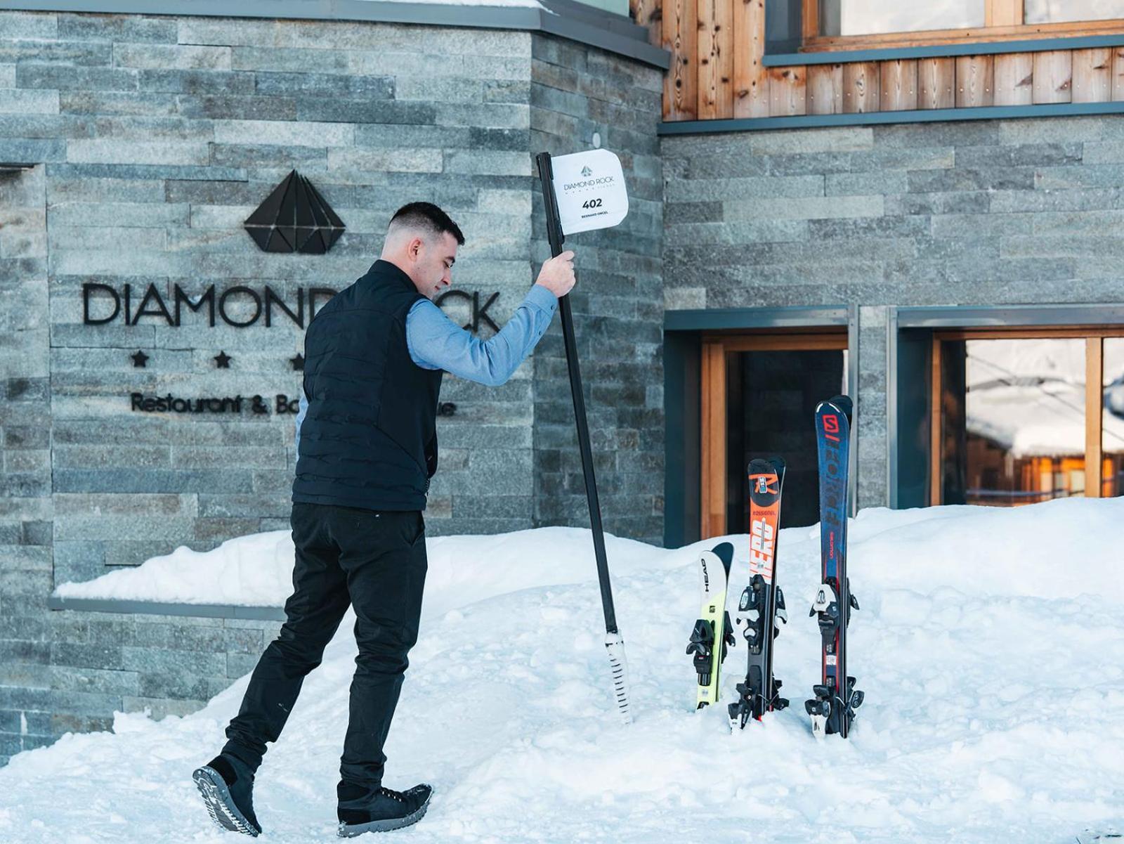 Hotel Le Diamond Rock Tignes Bagian luar foto